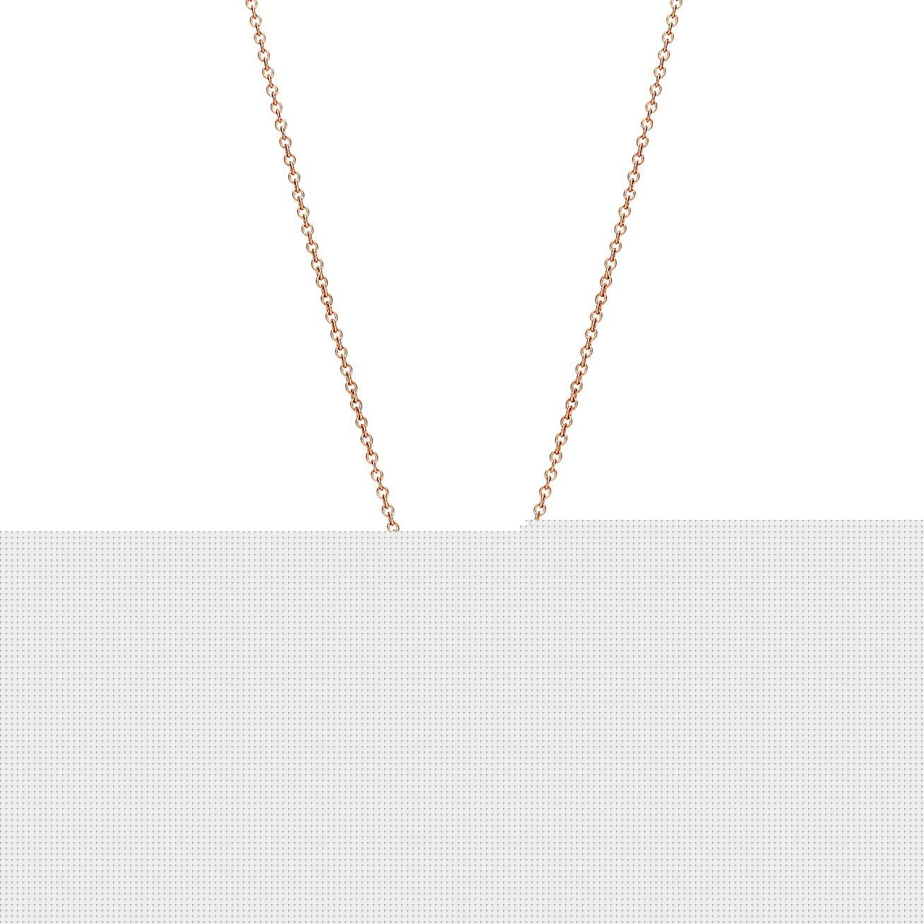 T*f*ny  elsa peretti® open heart pendant in rose gold, 7 mm