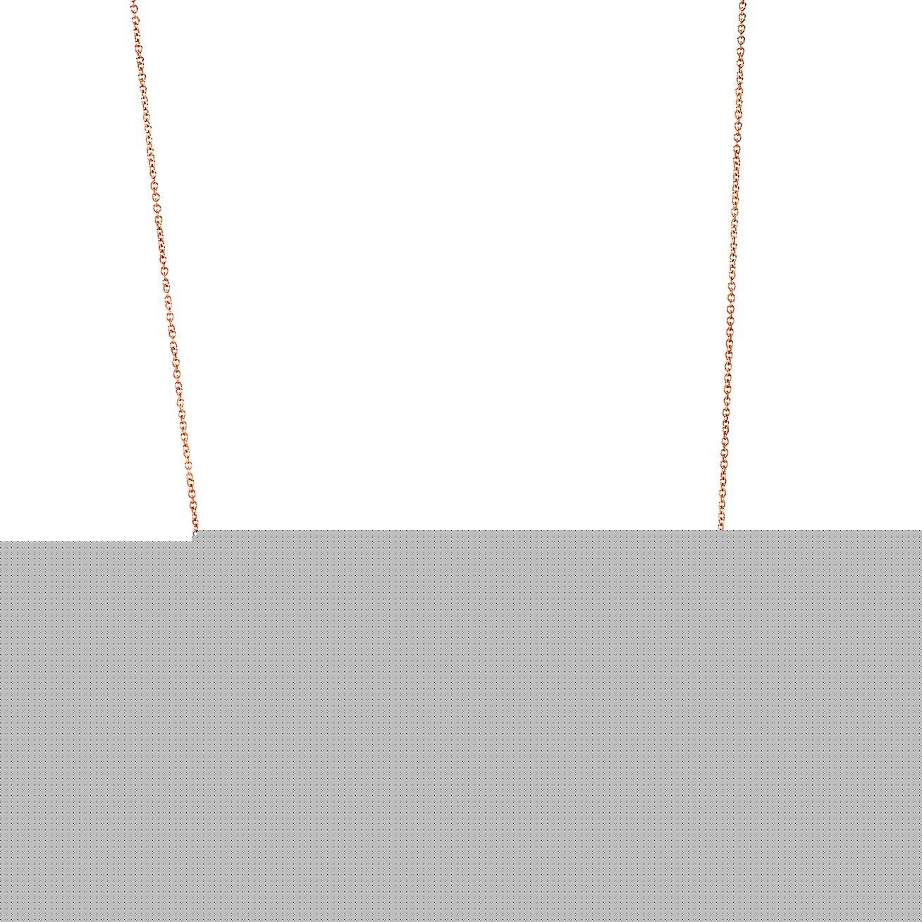 T*f*ny t smile pendant in rose gold with diamonds, large
