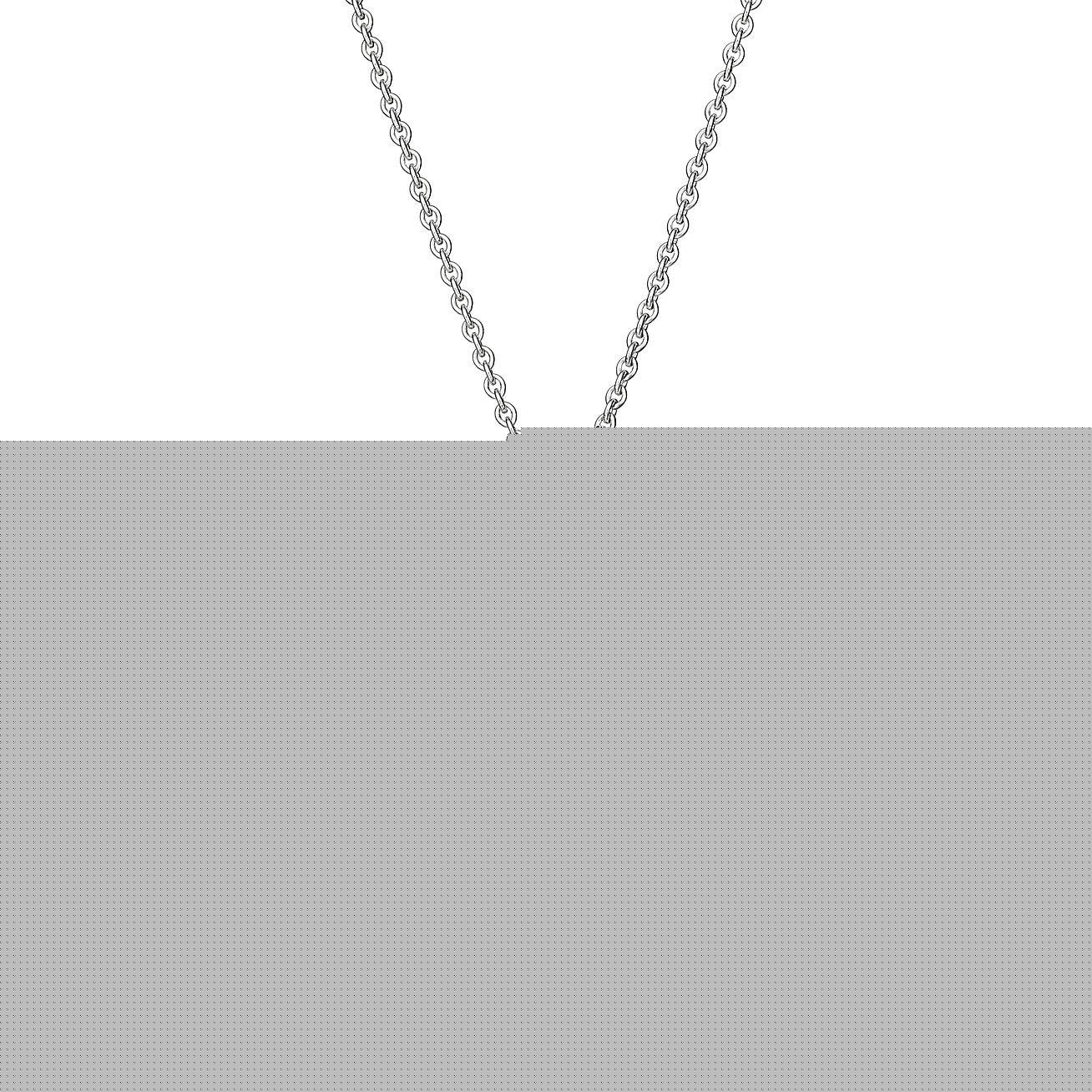 T*f*ny elsa peretti® open heart lariat necklace in silver, 16 mm