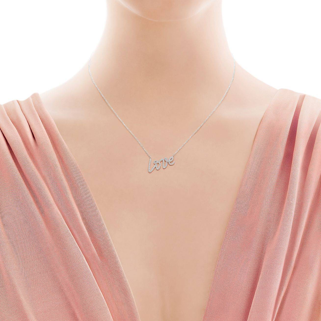 T*f*ny palomas graffiti love pendant