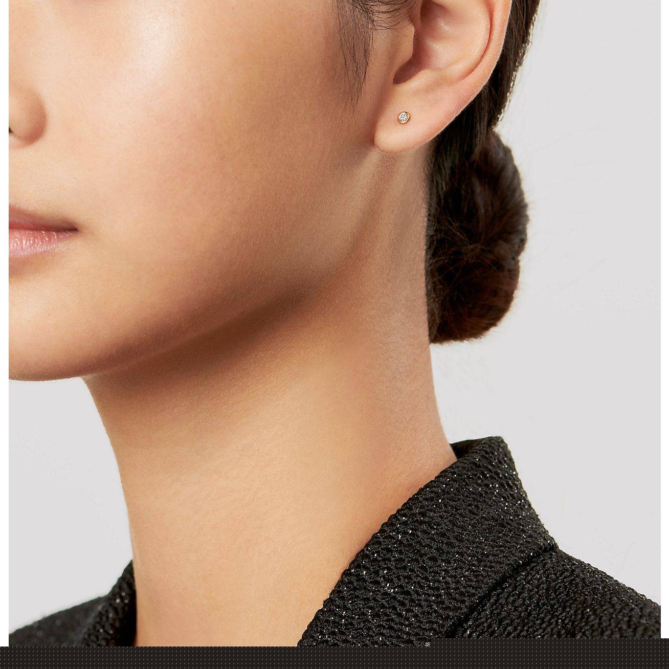T*f*ny  elsa peretti® diamonds by the yard® earrings in yellow gold 60017484