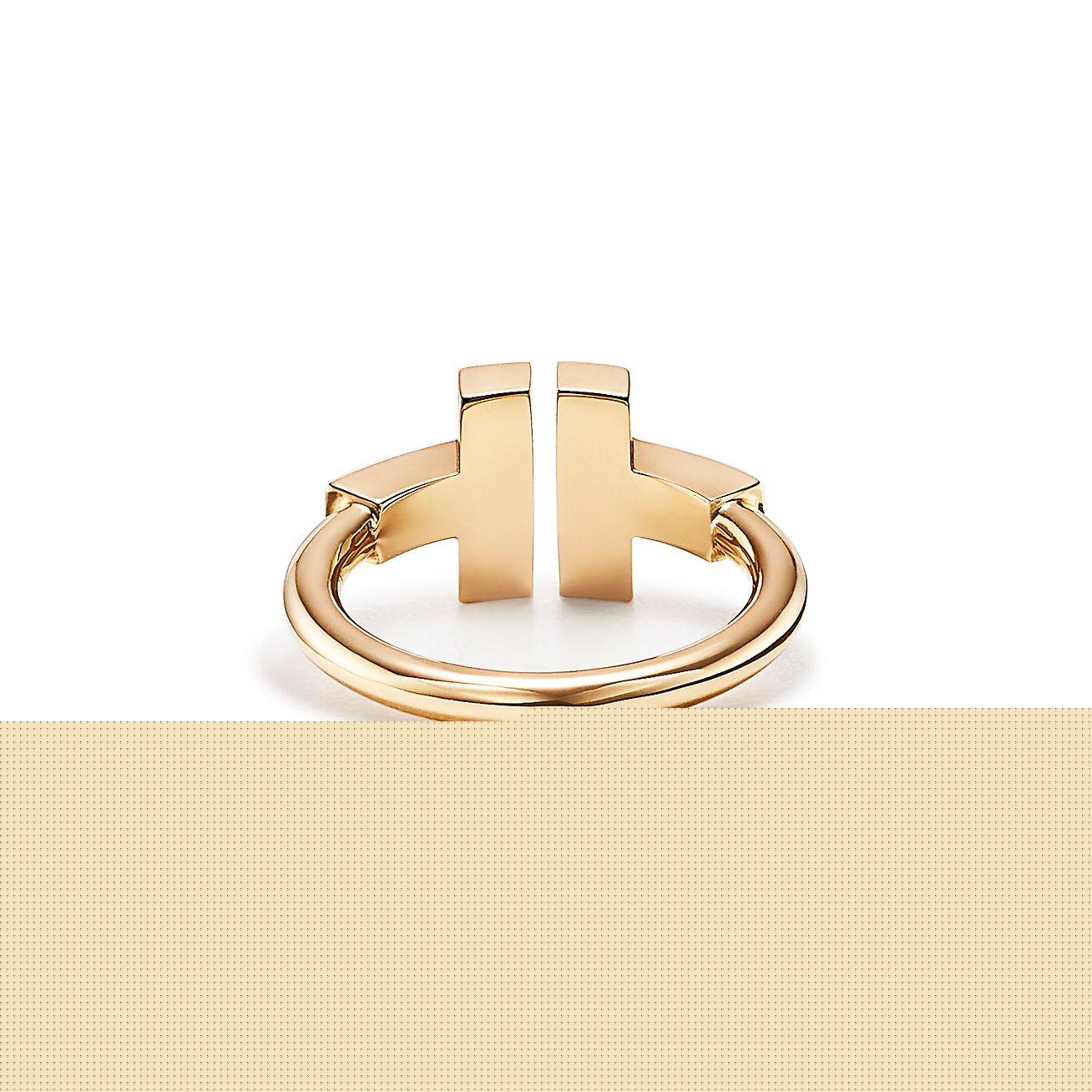 T*f*ny t turquoise wire ring in 18k gold