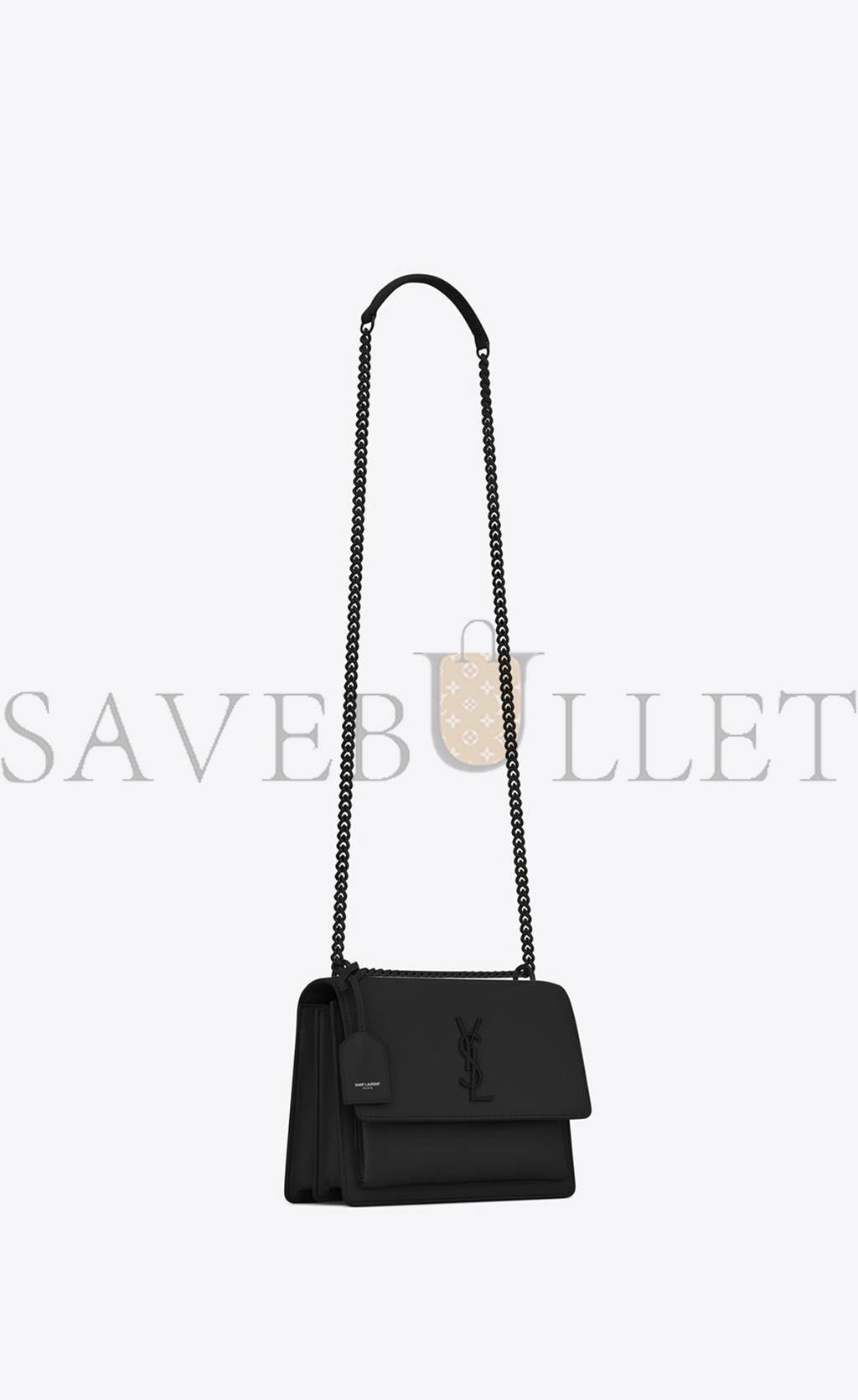 Y*L sunset medium chain bag in smooth leather 442906d420u1000 (22*16*6.5cm)