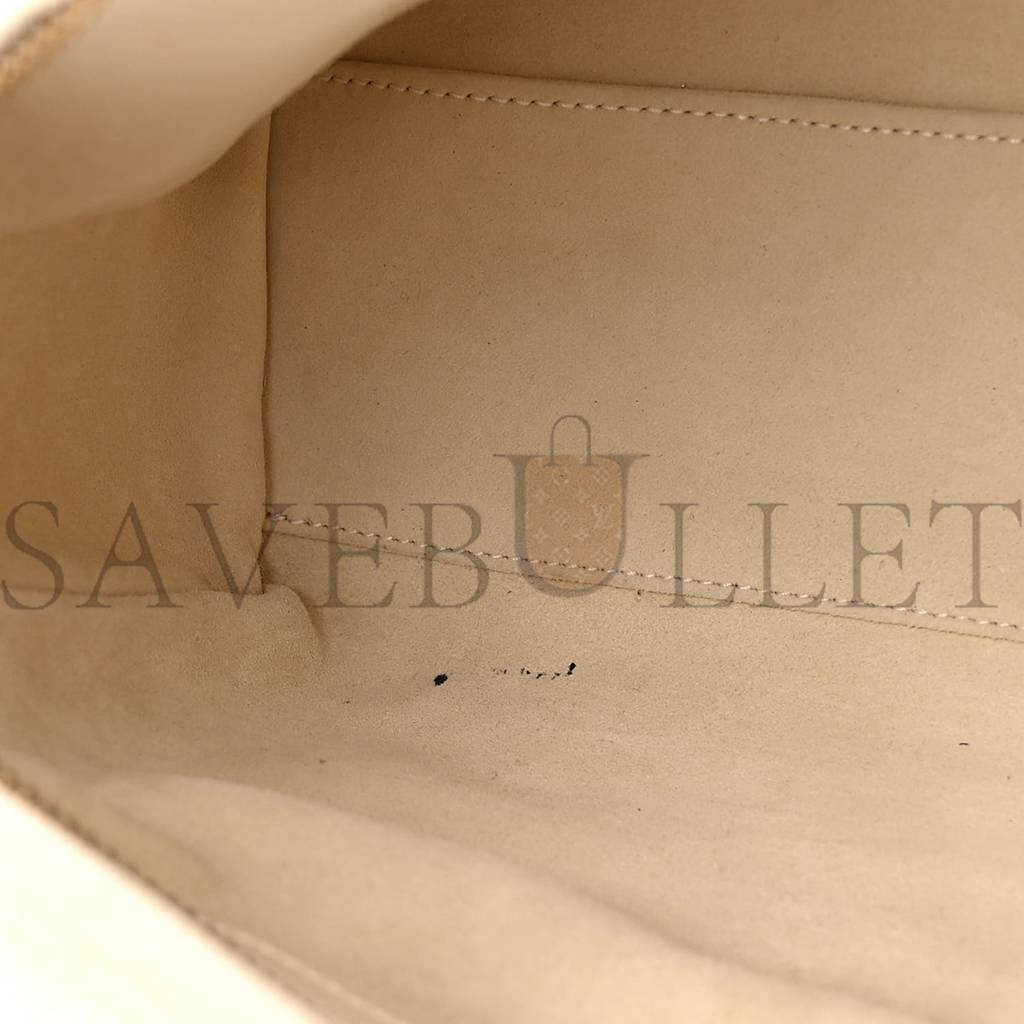 d*or lambskin cannage studded large S*pple lady d*or white (30*25*11.4cm)