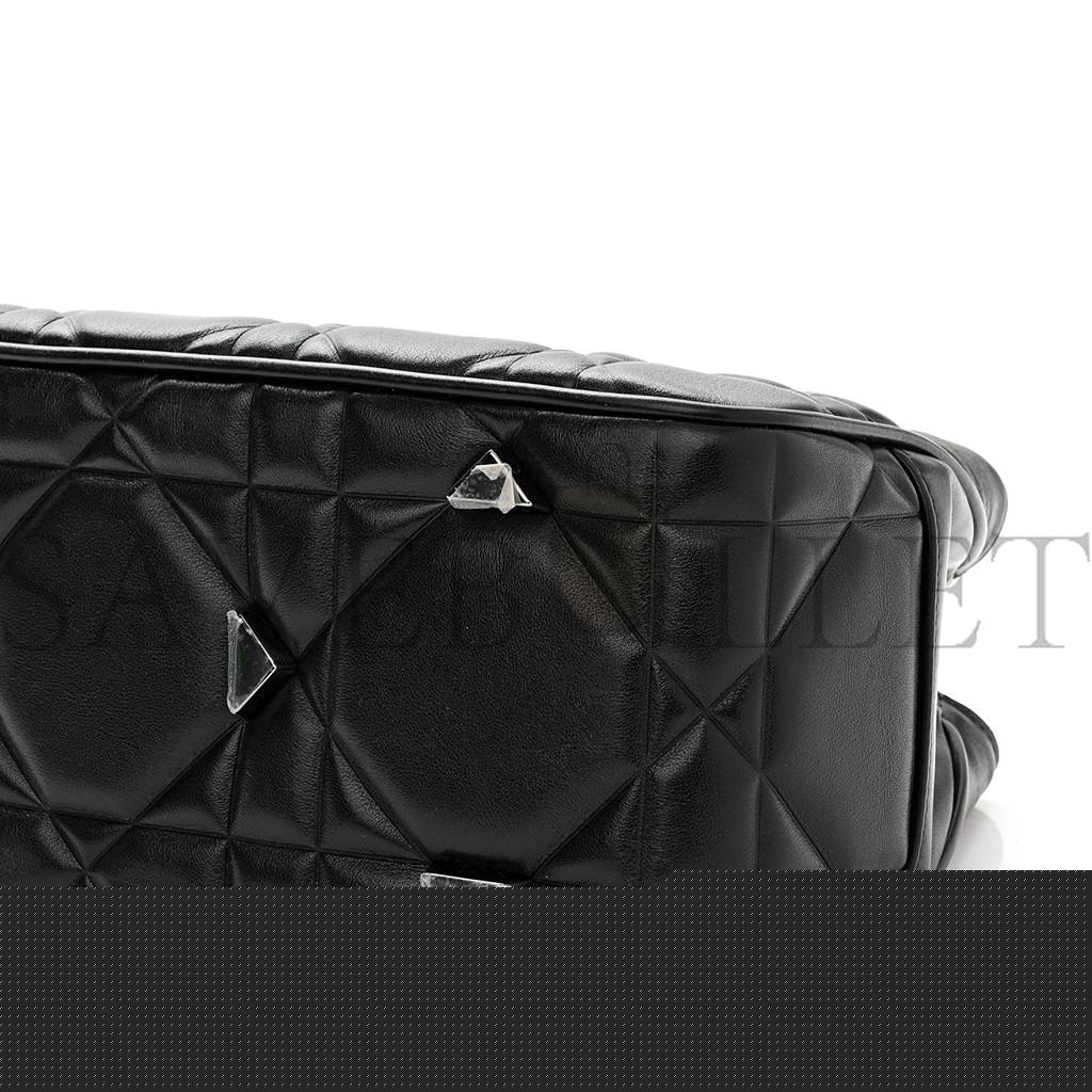 D*or lambskin cannage the lady 95.22 black (30*18*12.1cm)