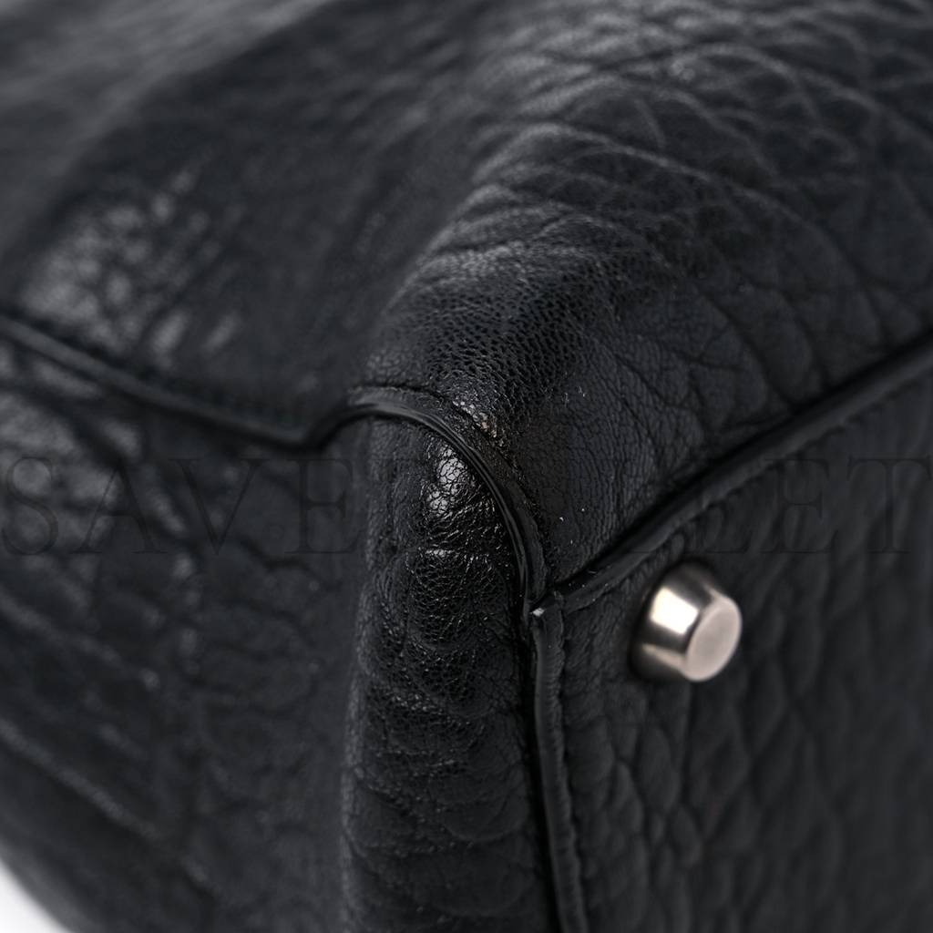 D*or canyon grained lambskin large lady D*or black (32*23*12.1cm)